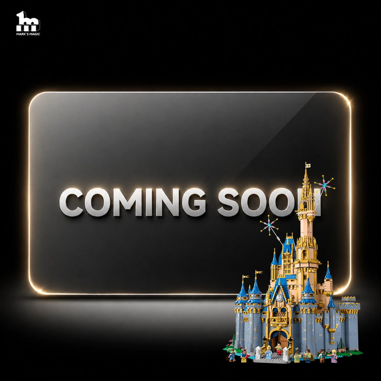 【PREMIUM】 Display Case For LEGO Disney™ 43222 Disney Castle