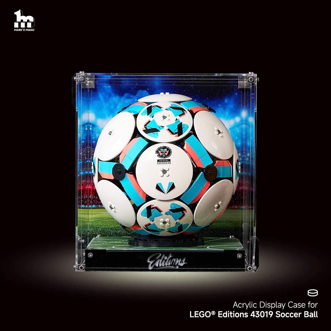 【PREMIUM】 Display Case For LEGO Editions 43019 Soccer Ball