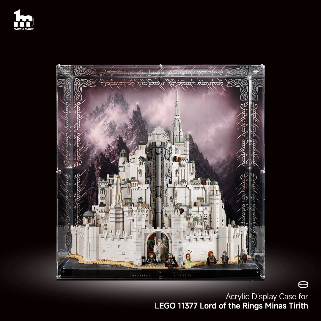 【PREMIUM】 Display Acrylic Case For LEGO ICONS 11377 Lord of the Rings Minas Tirith