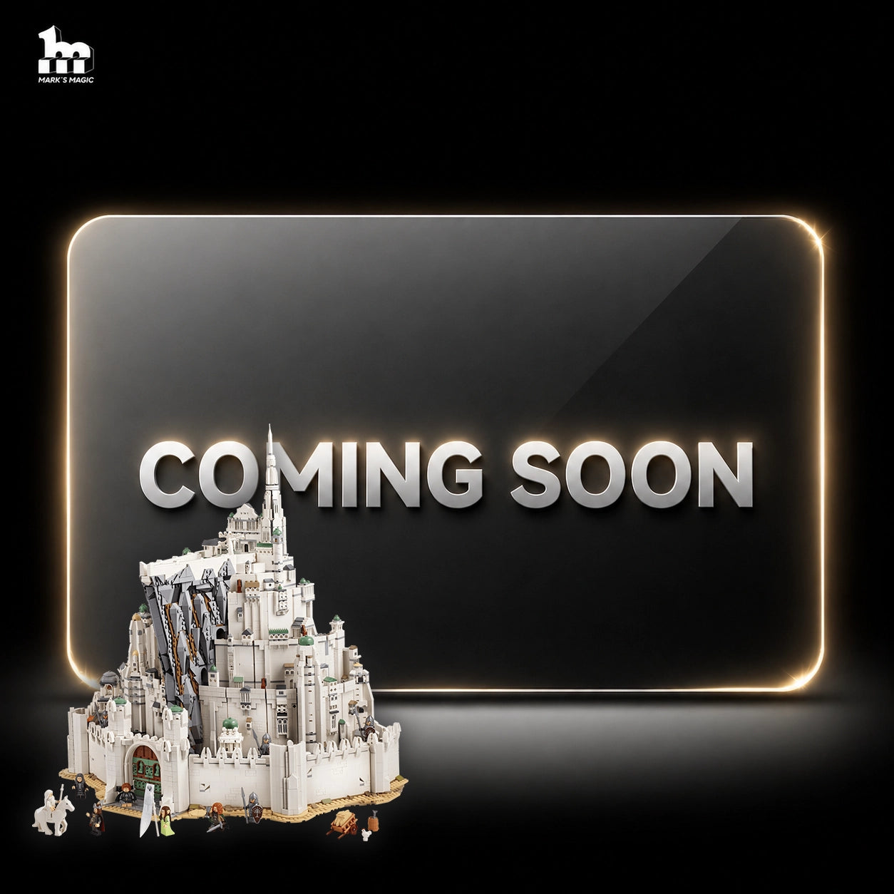 【PREMIUM】 Display Acrylic Case For LEGO ICONS 11377 Lord of the Rings Minas Tirith