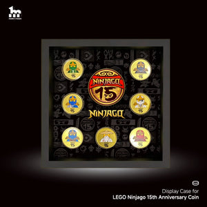 Display case for LEGO® Ninjago 15th Anniversary Coin