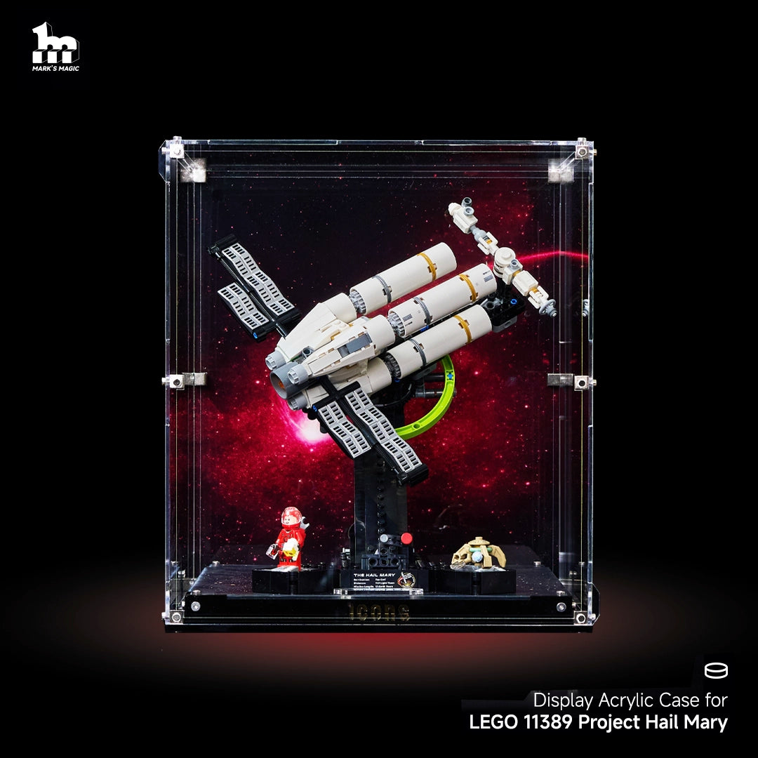 PREMIUM】Acrylic Display case For LEGO® Icons 11389 Project Hail Mary