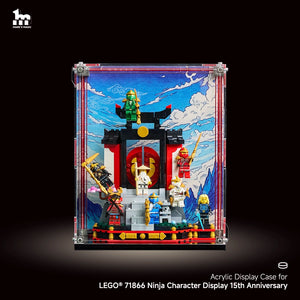 【PREMIUM】 Display Case For LEGO NINJAGO® 71866 Ninja Character Display 15th Anniversary