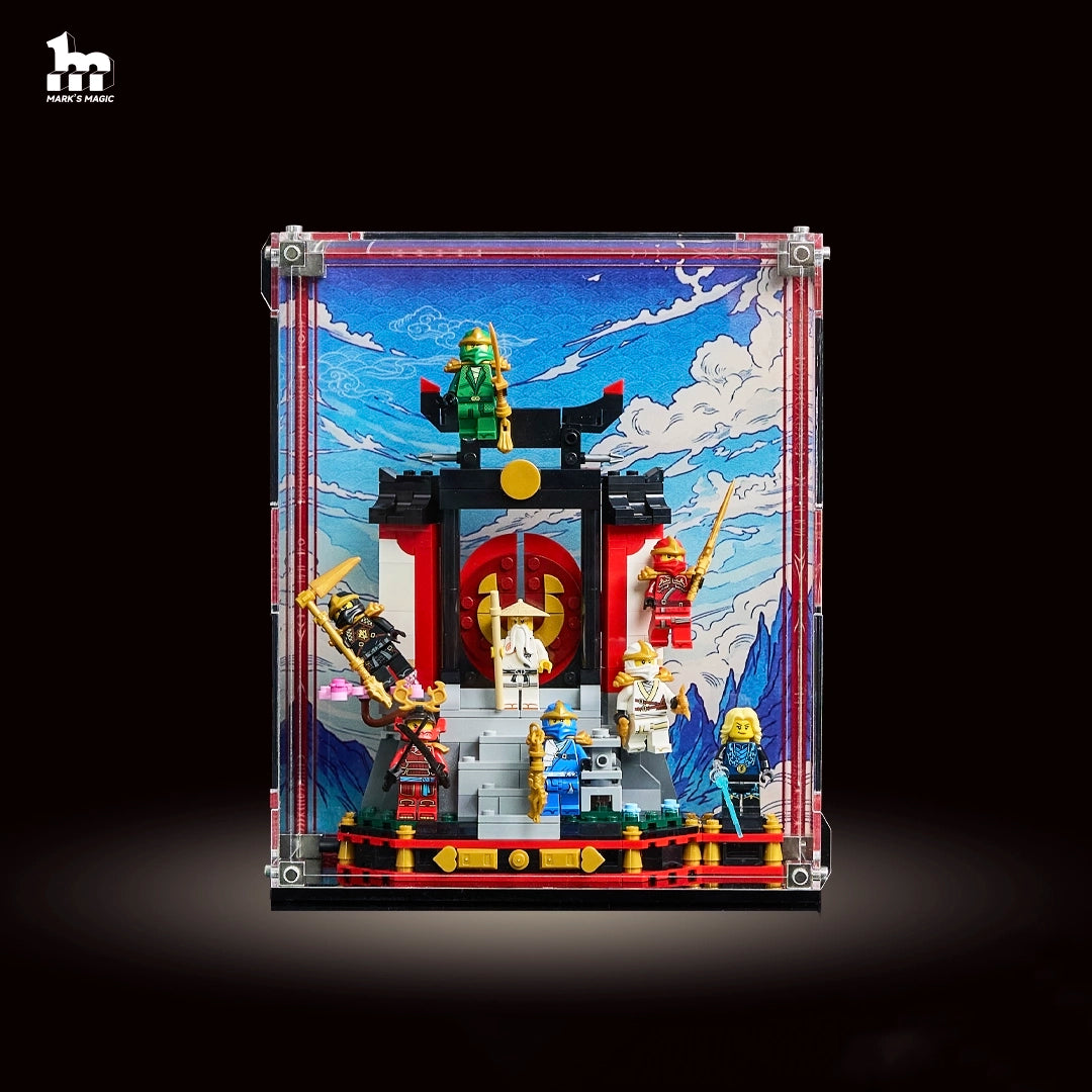 【PREMIUM】 Display Case For LEGO NINJAGO® 71866 Ninja Character Display 15th Anniversary