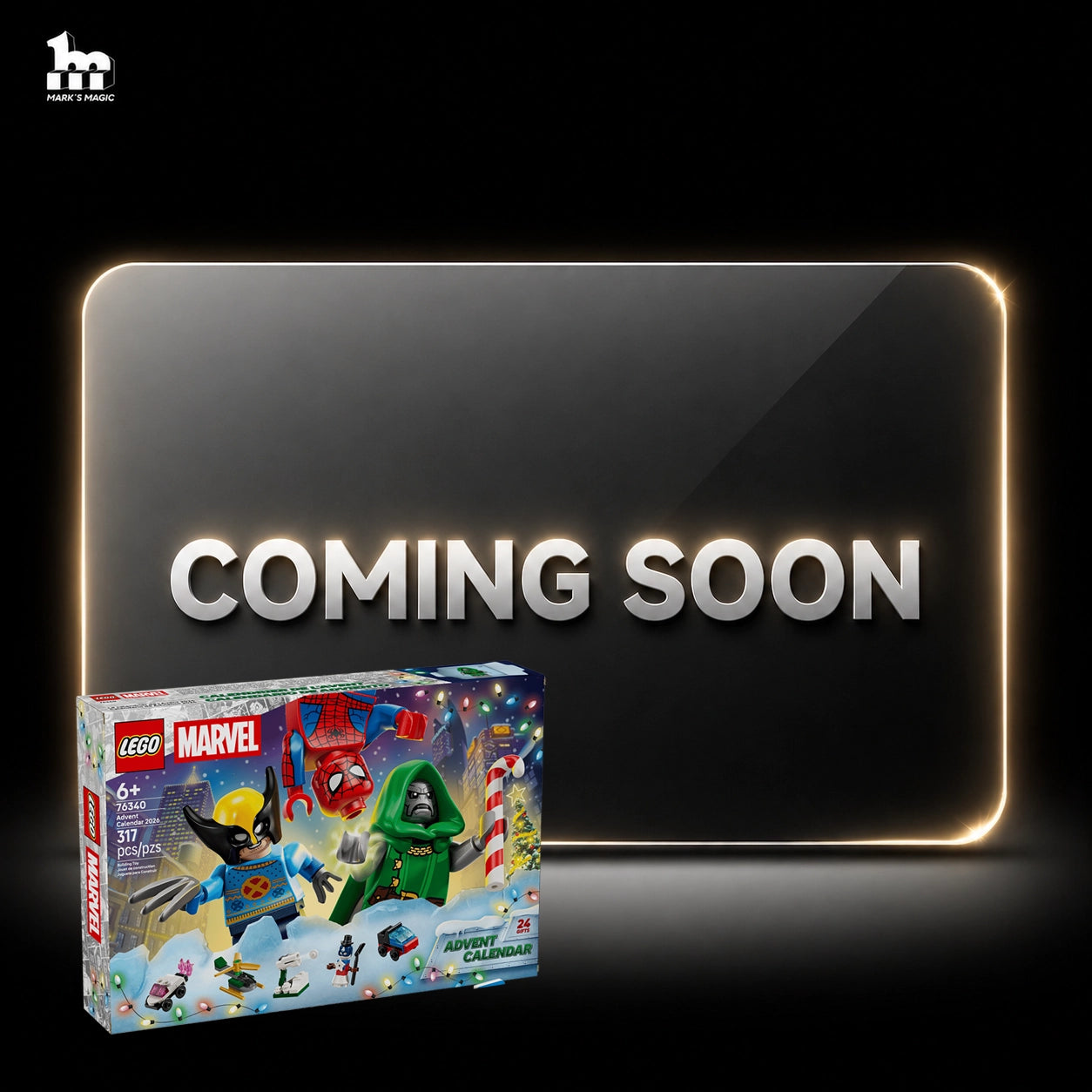 Display case for LEGO®  76340 ǀ Marvel Advent Calendar 2026