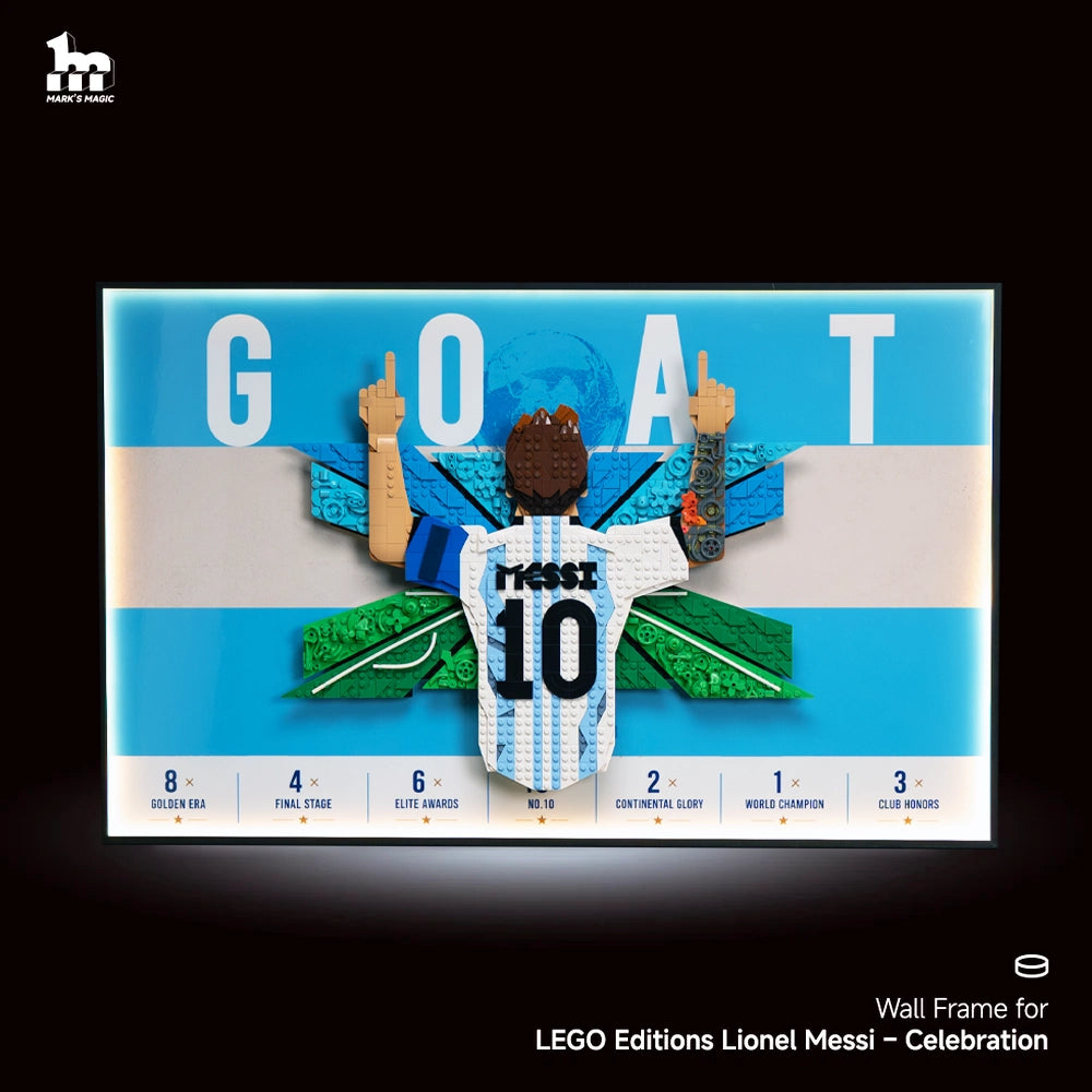Wall Display Frames For LEGO Editions 43018 Lionel Messi – Celebration