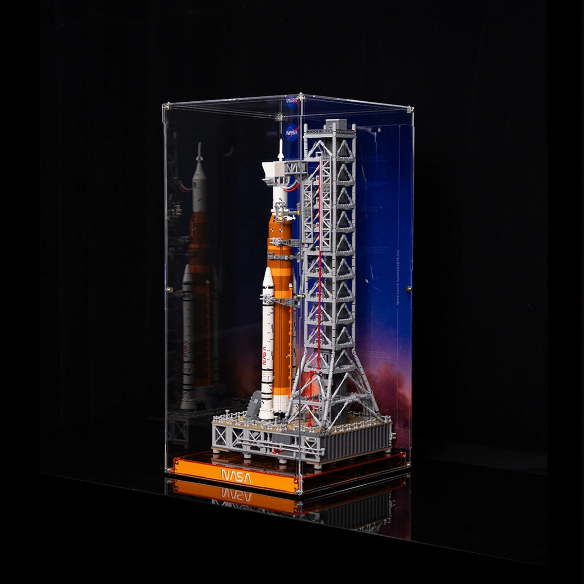 【Premium】Acrylic Display Case For LEGO® Icons 10341 NASA Artemis Space Launch System