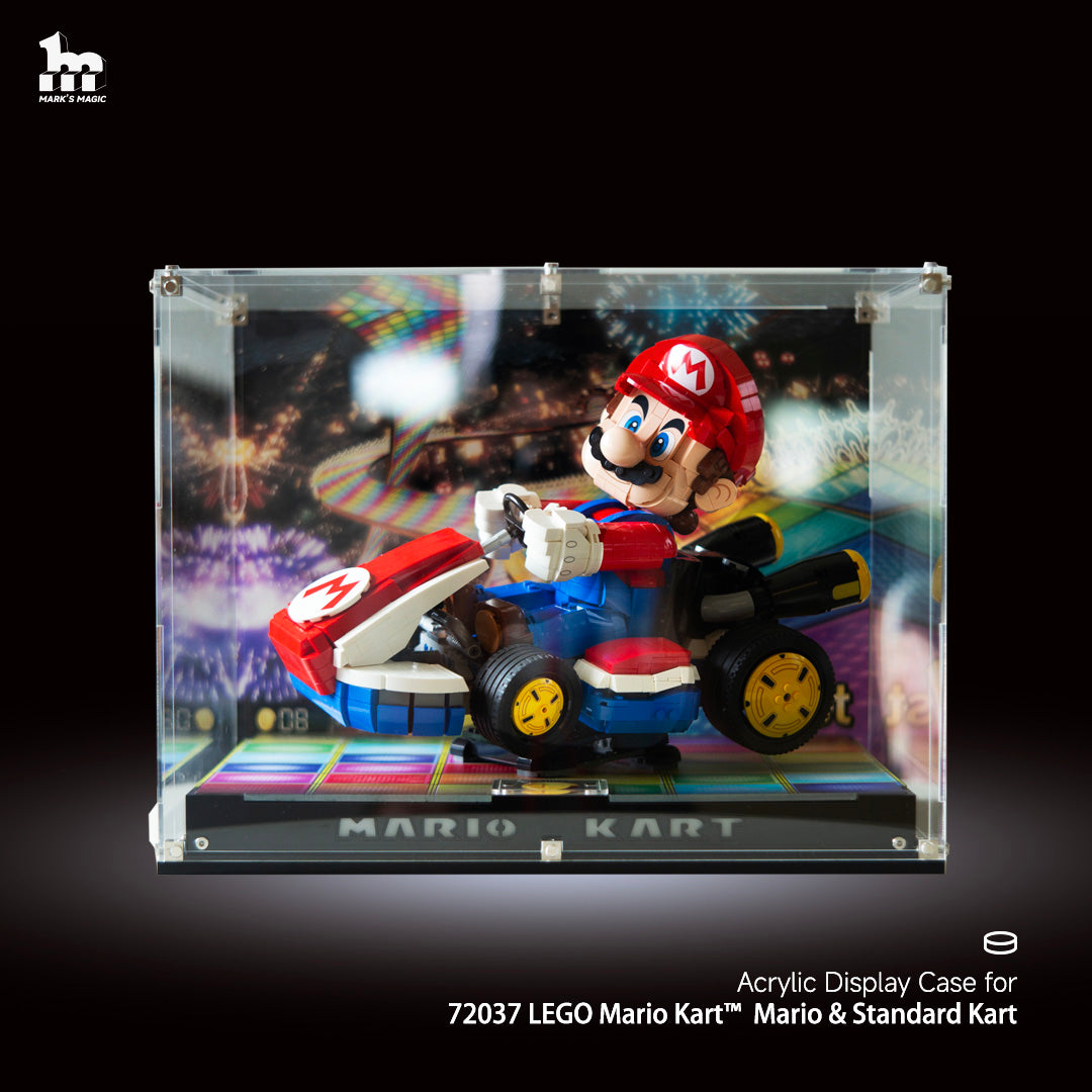Display Case for LEGO® Mario Kart™ – Mario & Standard Kart