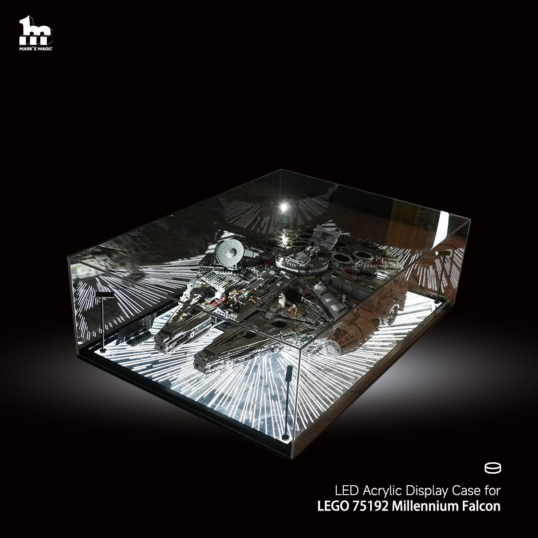 【Designer Edition】LED Display Case For LEGO Star Wars 75192 Millennium Falcon
