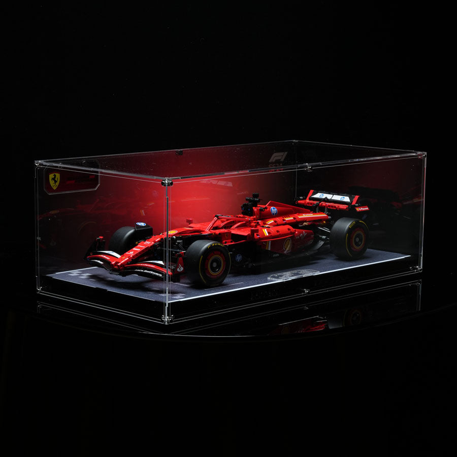 【PREMIUM】Display Case For LEGO® Ferrari F1 SF-24 Ultra-high Translucent Acrylic