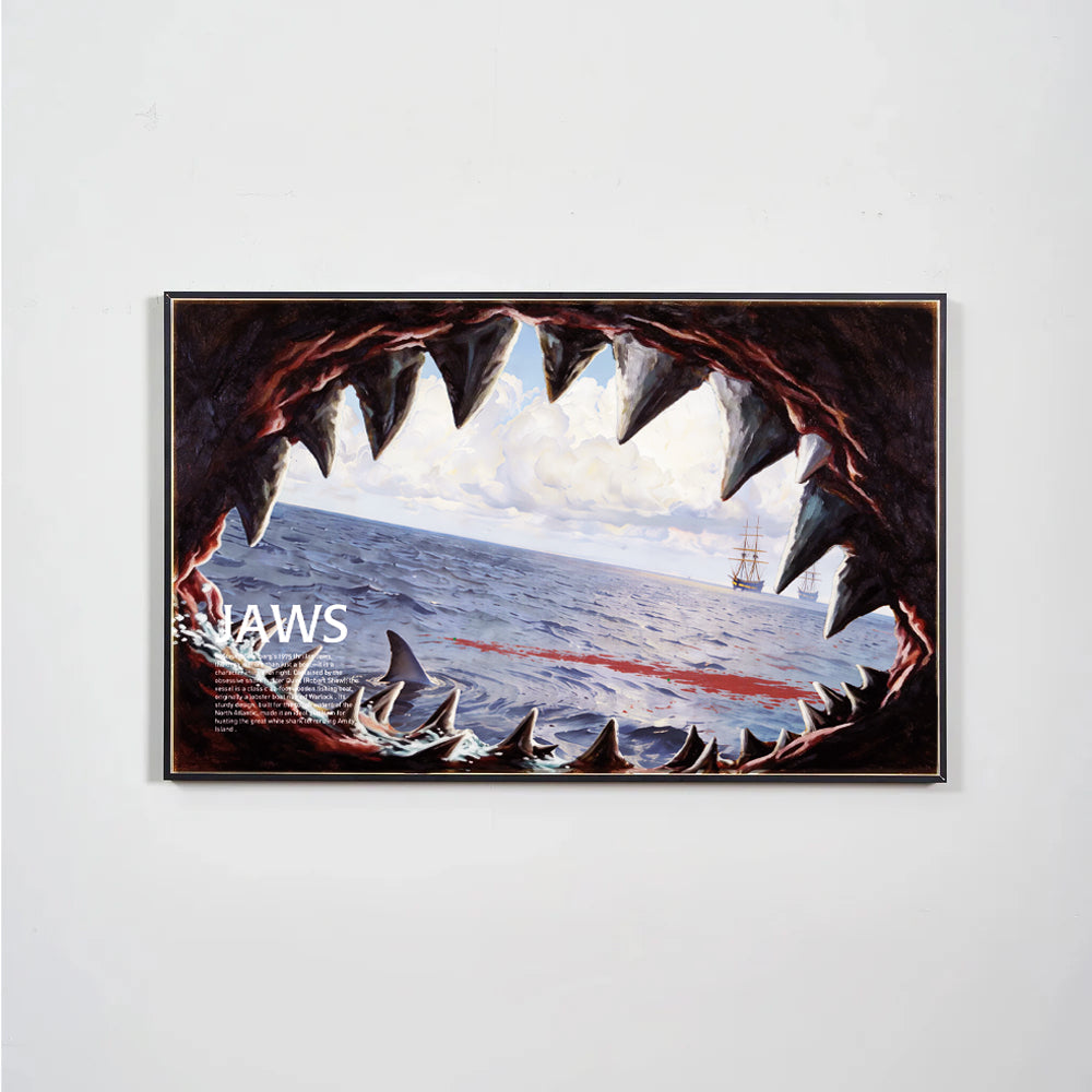 Wall Display Frames For LEGO® Ideas 21350 Jaws
