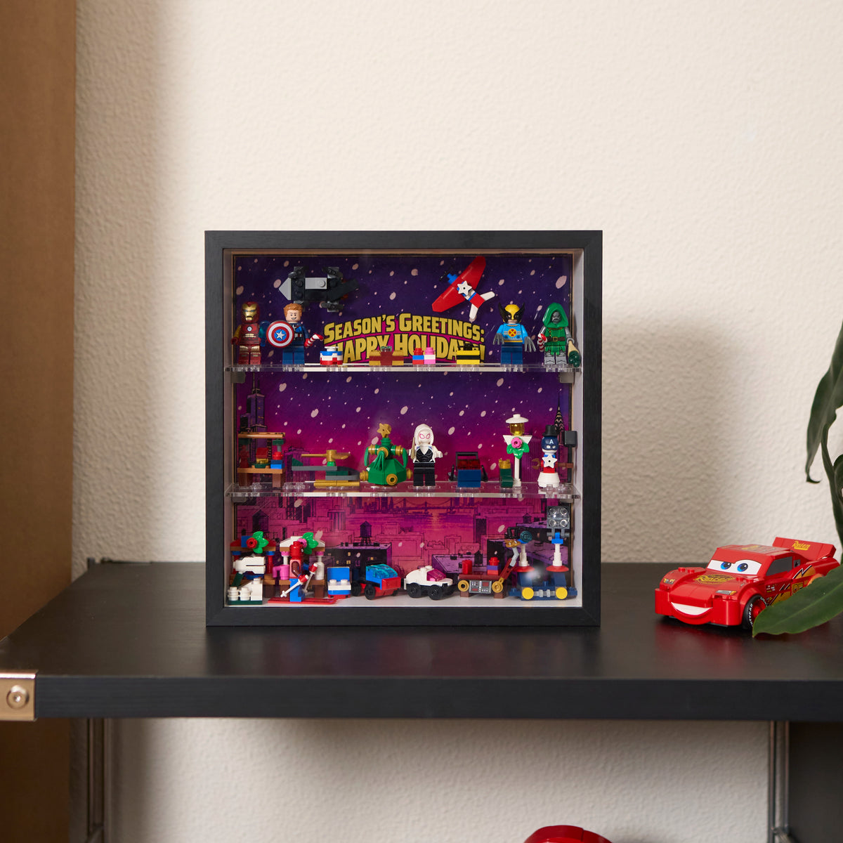 Display case for LEGO®  76340 Marvel Advent Calendar 2026