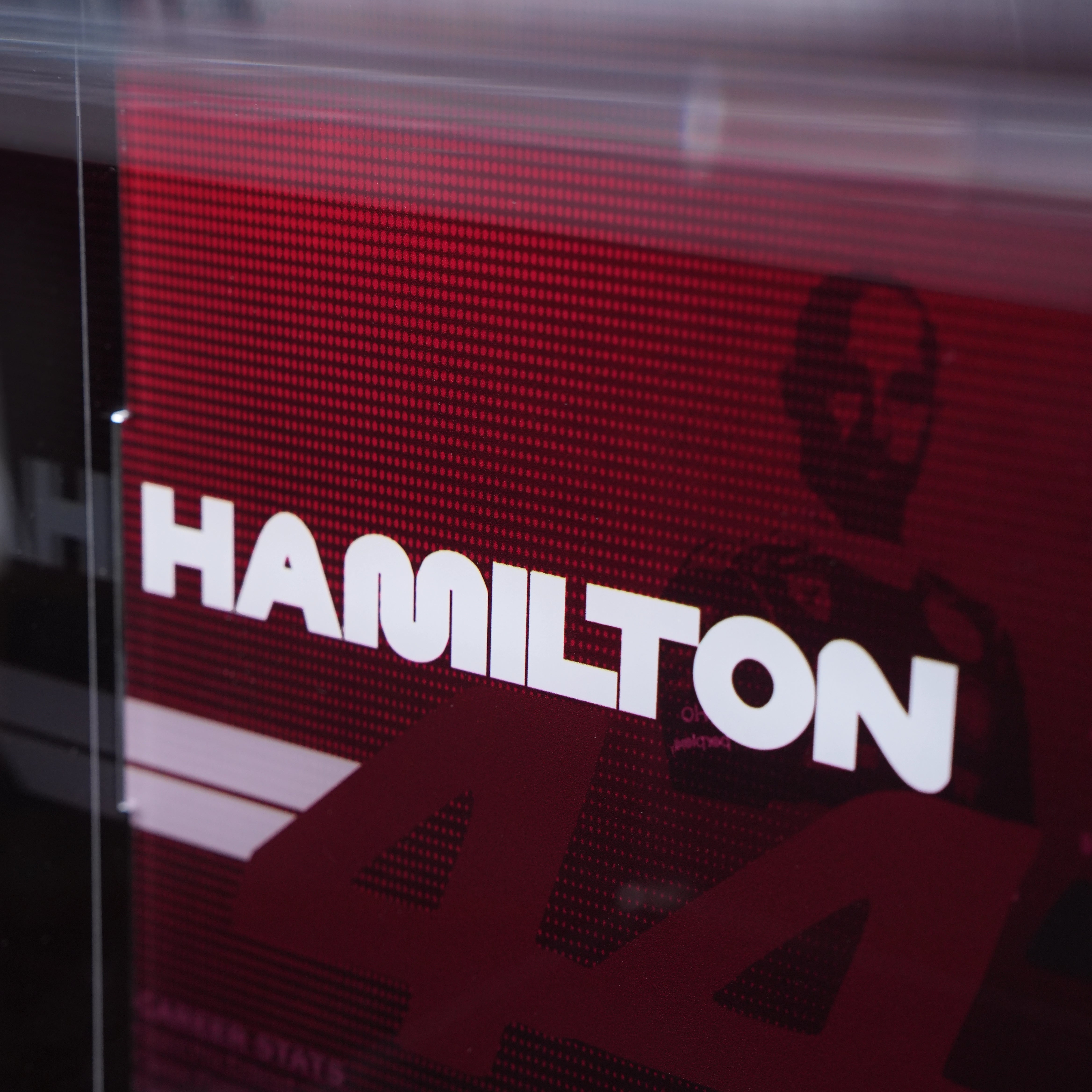 Wall mounted Display Case For LEGO® Editions F1 helmets
