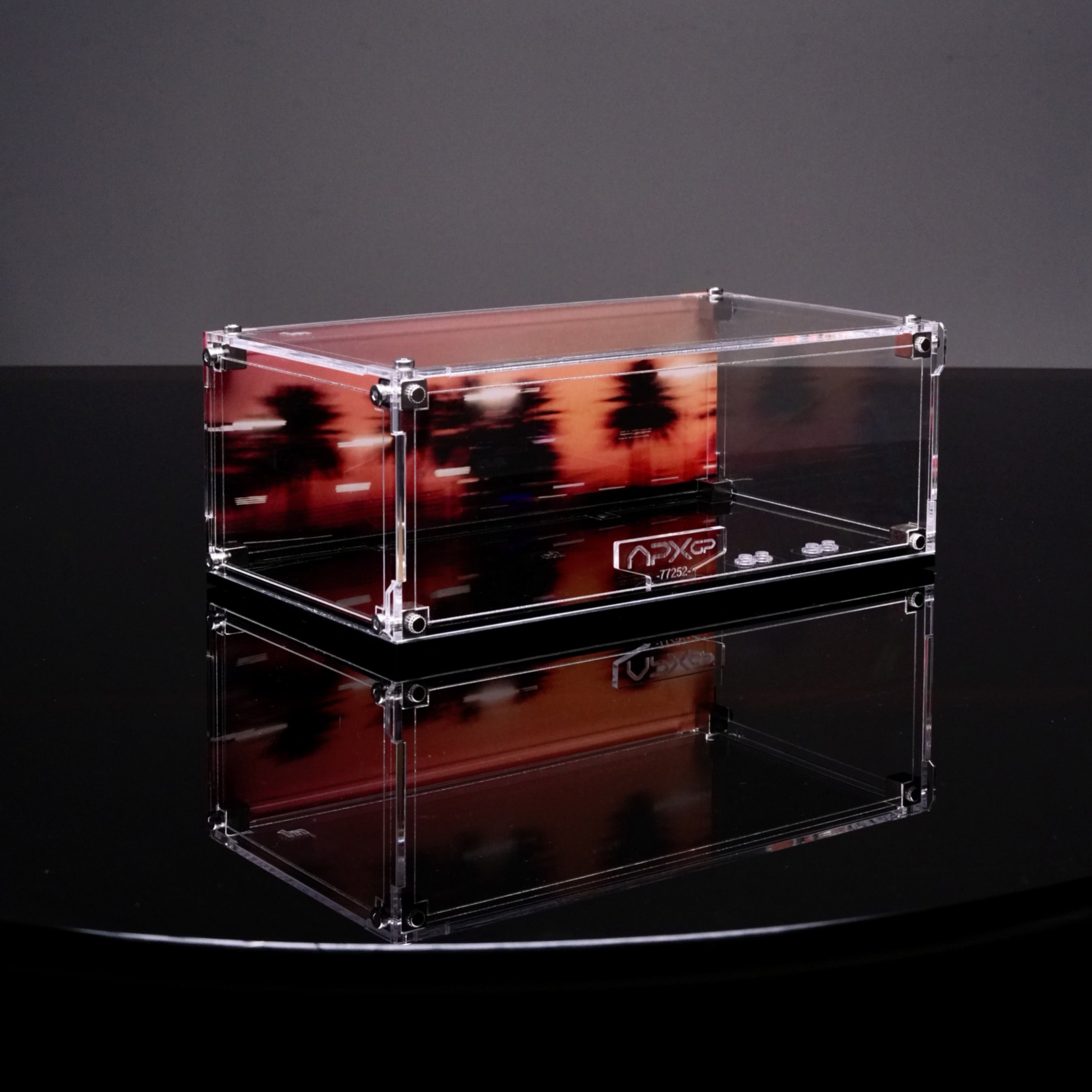 Display case for LEGO® 77252 APXGP Team Race Car from F1® The Movie