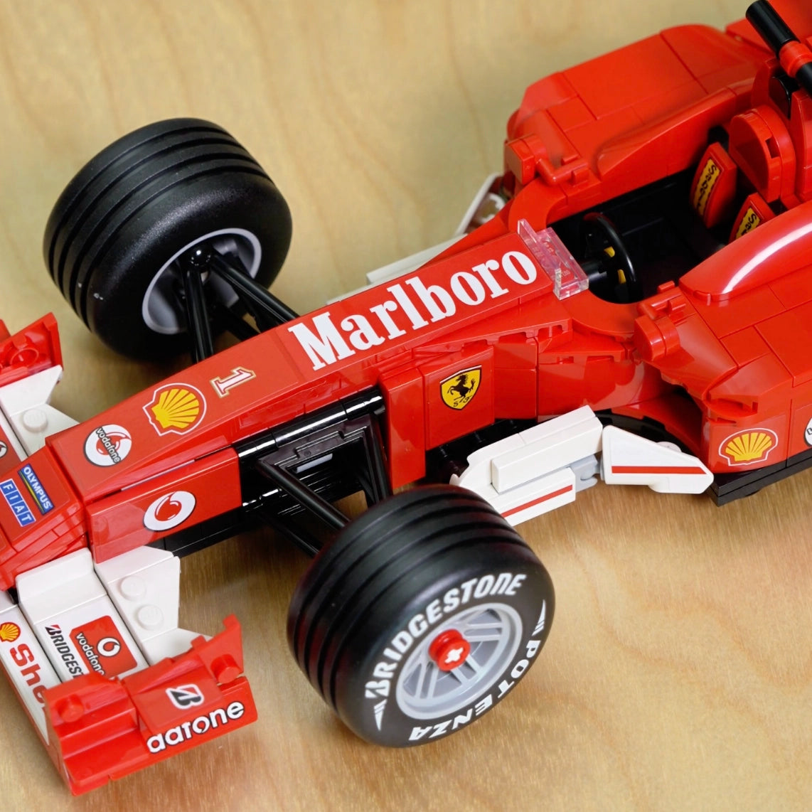 LEGO® ICONS 11375 FERRARI F2004 & MICHAEL SCHUMACHER MARLBORO STICKER