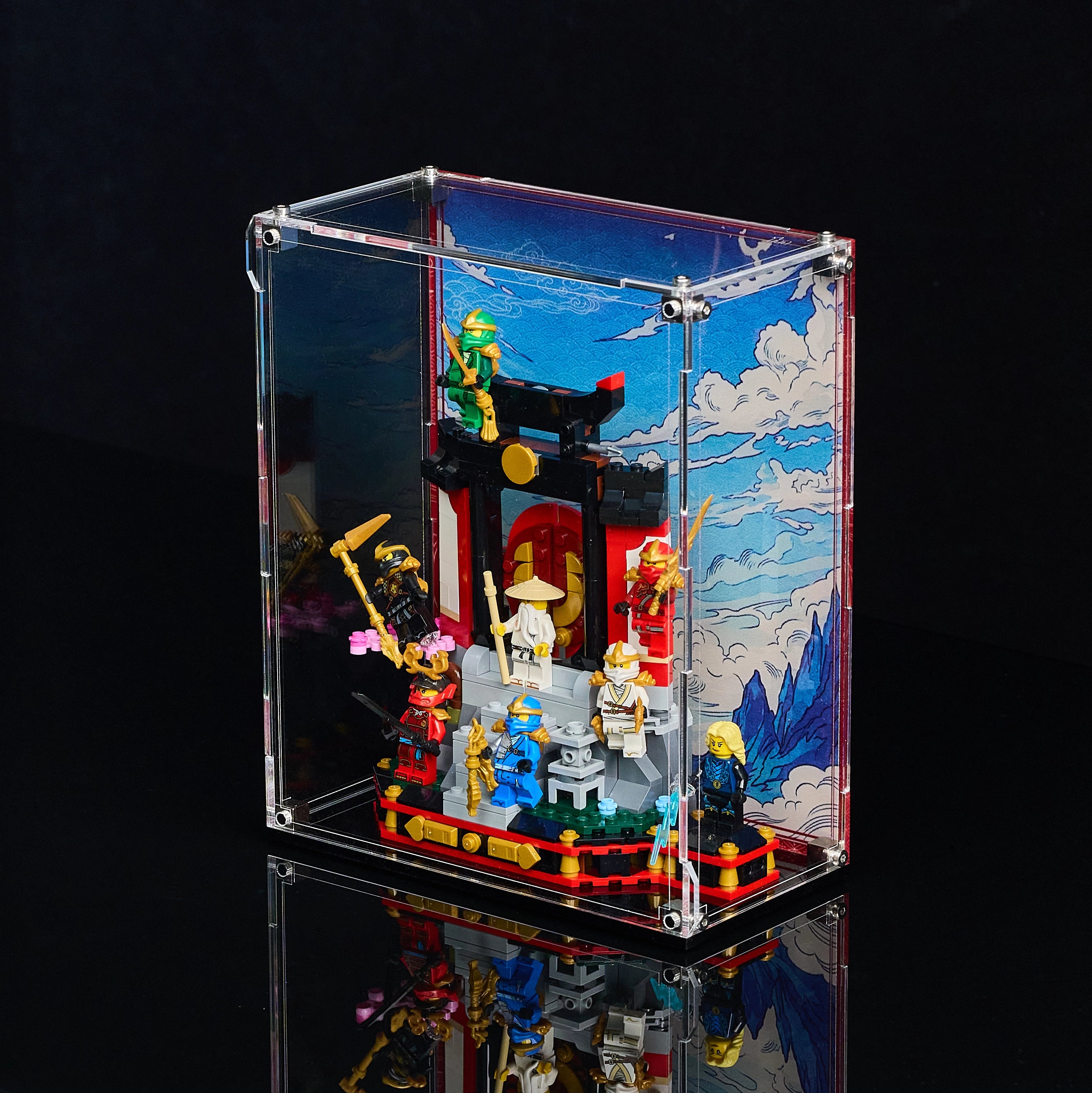 PREMIUM】 Display Case For LEGO NINJAGO® 71866 Ninja Character Display