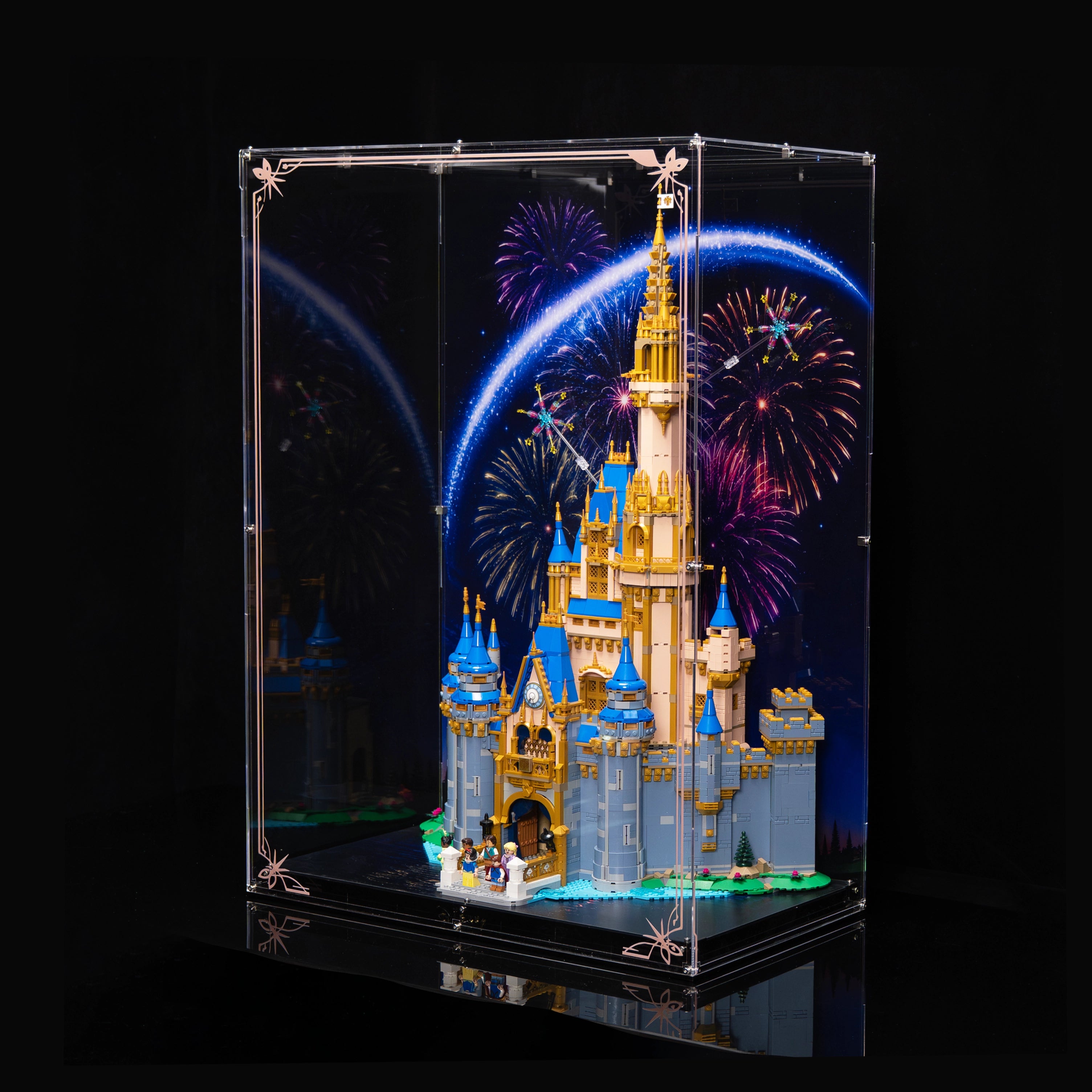 【PREMIUM】 Display Case For LEGO Disney™ 43222 Disney Castle