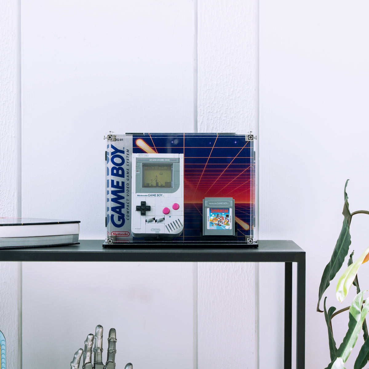 Wall mounted Display Case For LEGO 72046 Super Mario™ Game Boy™