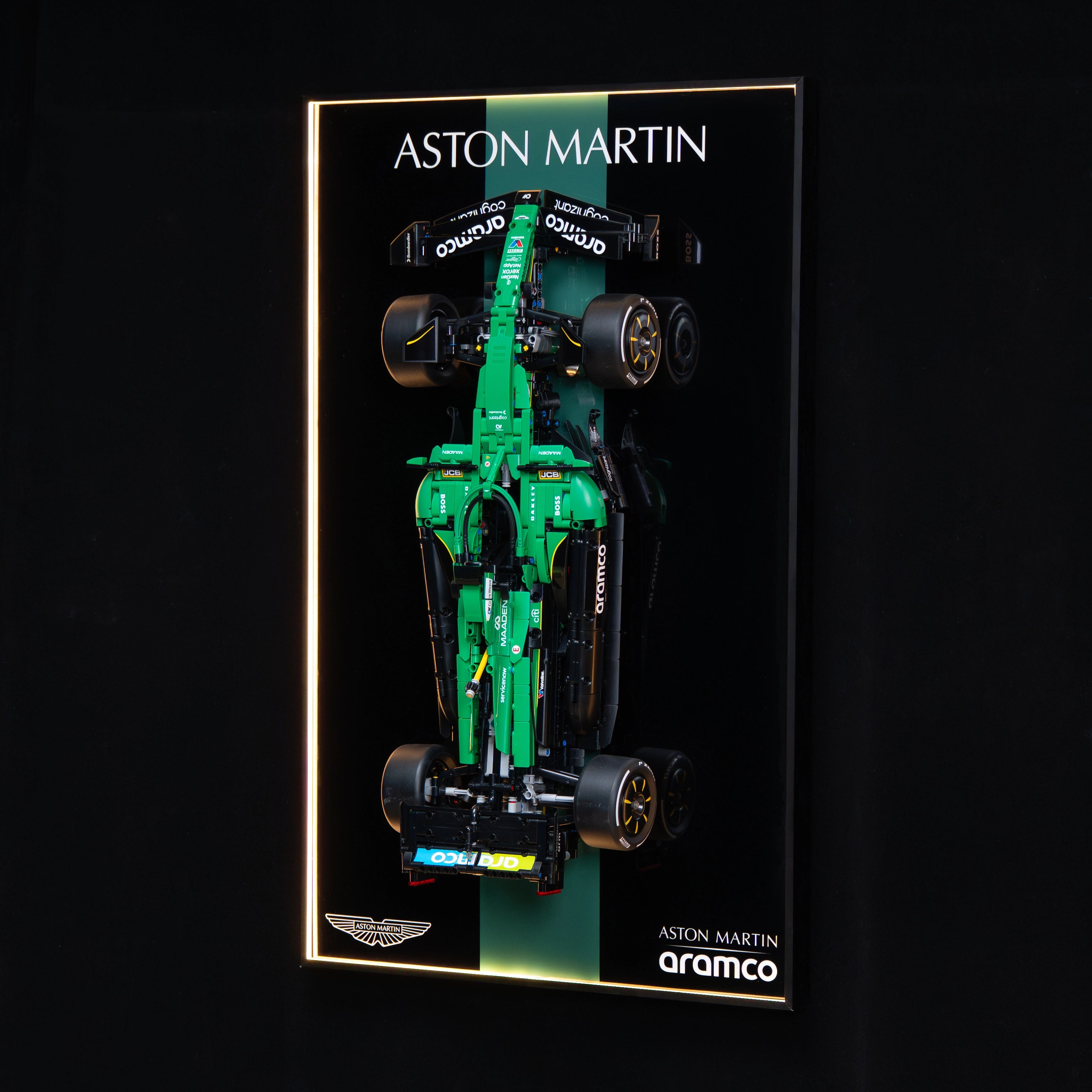 Wall Display Frame For LEGO Technic F1 42240 Aston Martin AMR25