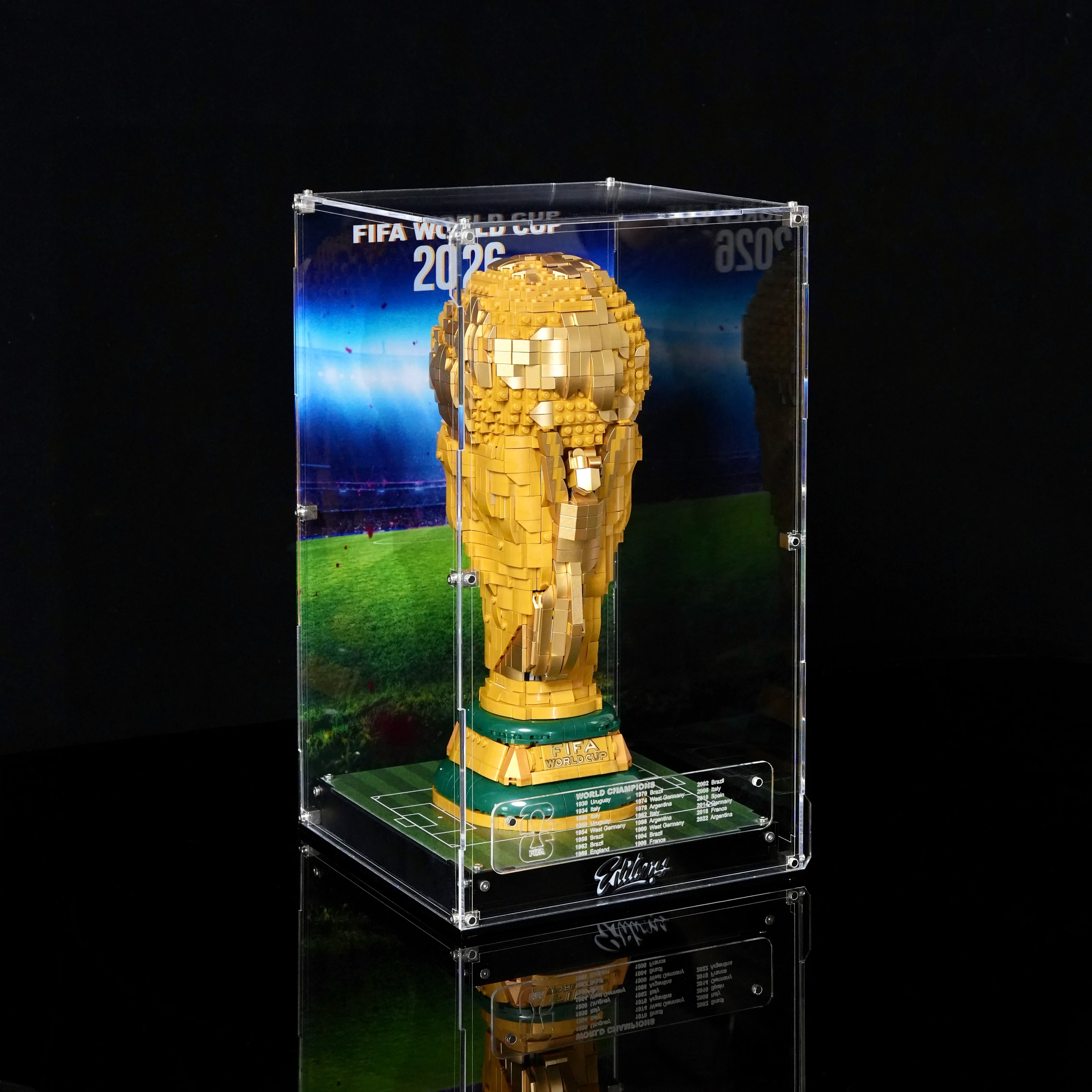 【PREMIUM】 Display Case For LEGO Editions 43020 FIFA World Cup™ Official Trophy
