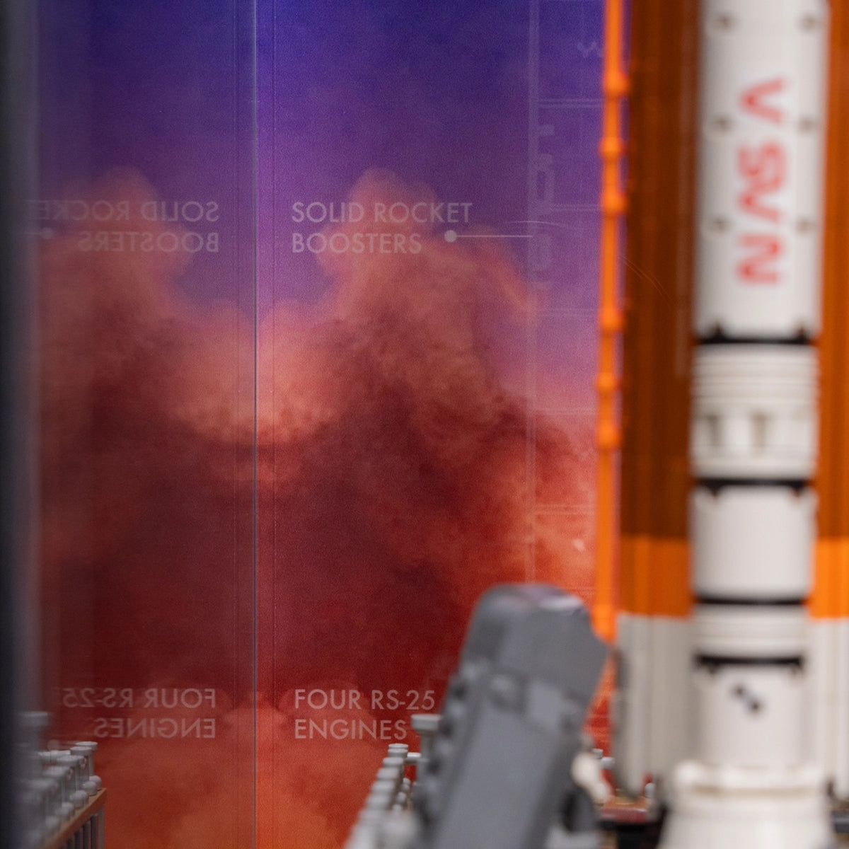 【Premium】Acrylic Display Case For LEGO® Icons 10341 NASA Artemis Space Launch System