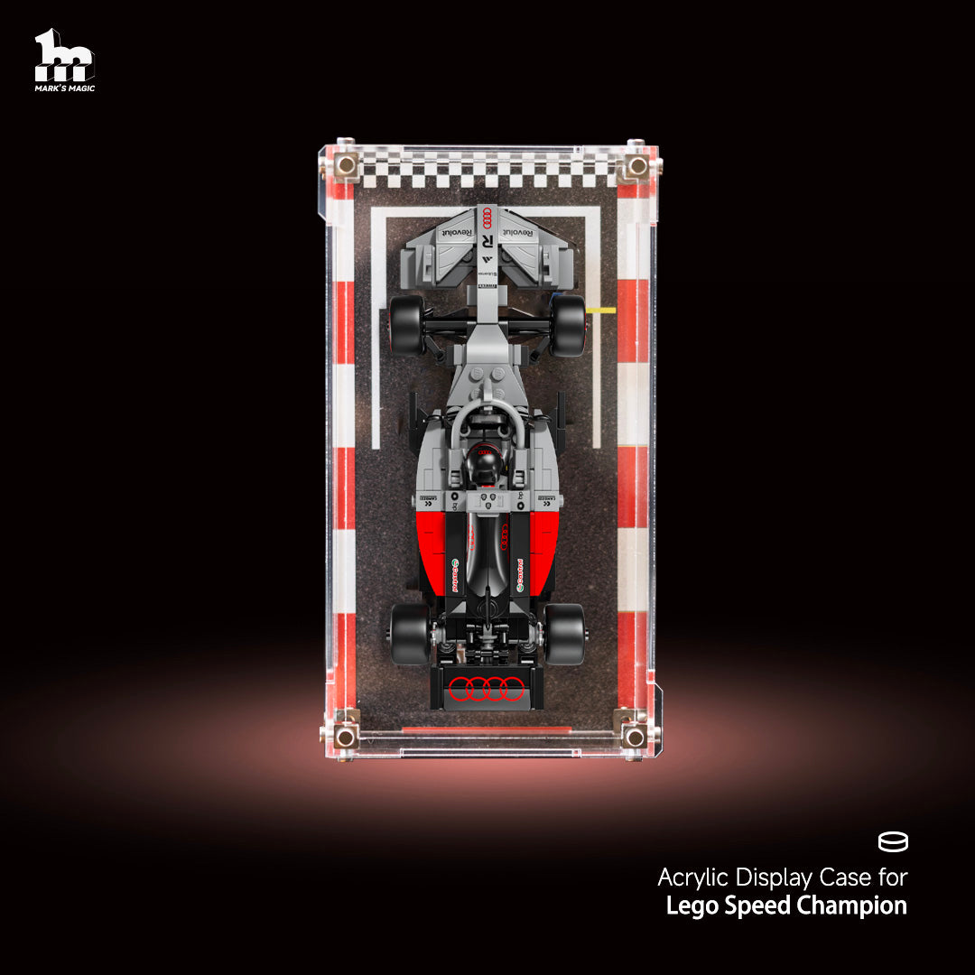 こうぴ　イチロー プレミアムレプリカ MODEL 2010 アクリルケース PREMIUM】Display acrylic case for LEGO® 77259 F1 Audi Revolut F1® Team