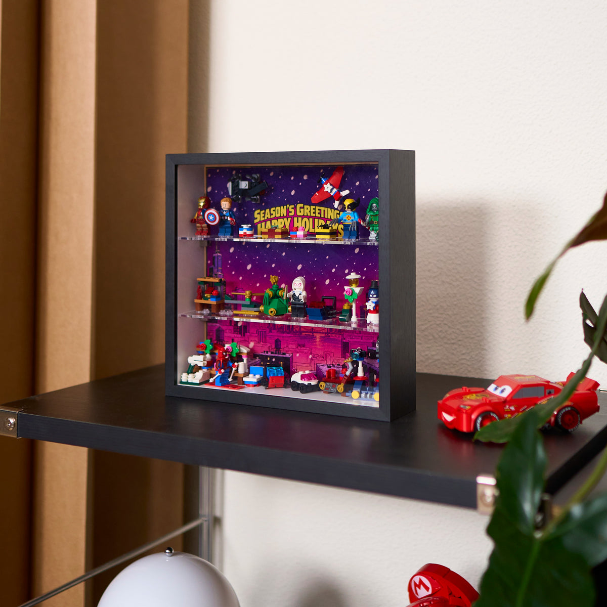 Display case for LEGO®  76340 Marvel Advent Calendar 2026