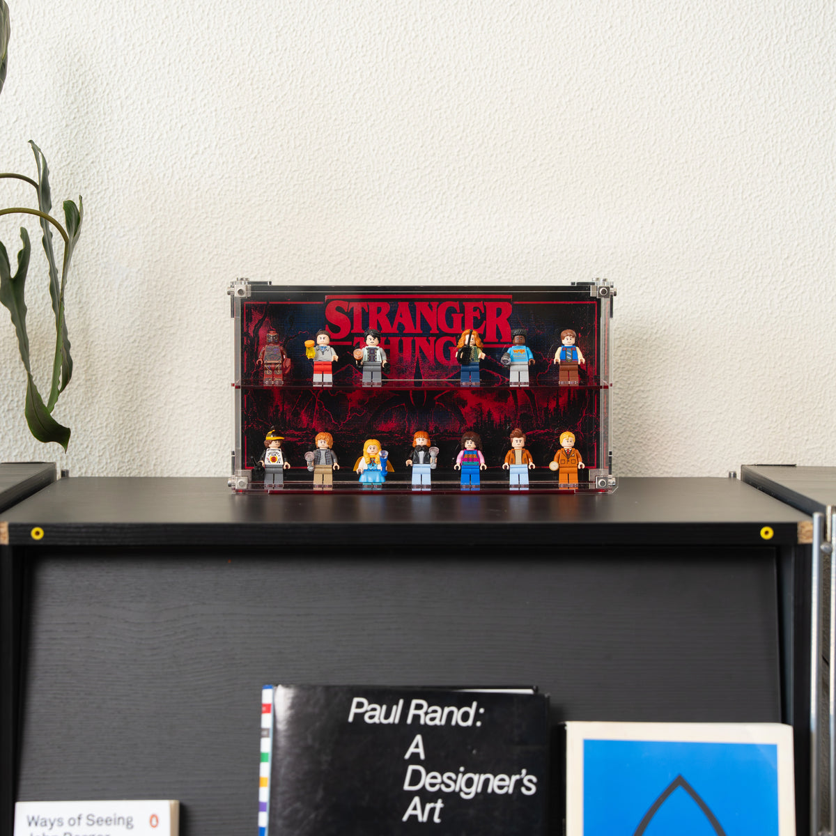 Wandmontierbare Acrylvitrine für LEGO®-Minifiguren der Shrek-Serie 71053