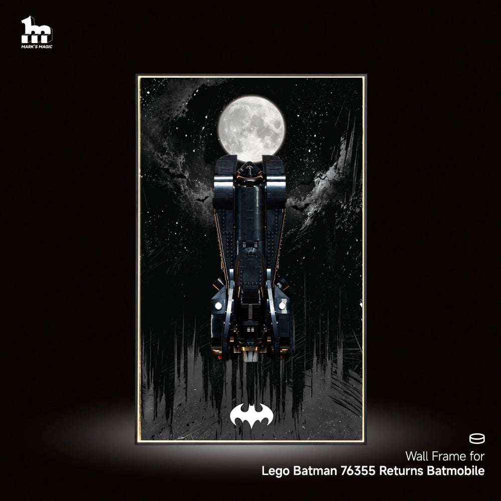 Wall Display Frame For Lego Batman 76355 Returns Batmobile