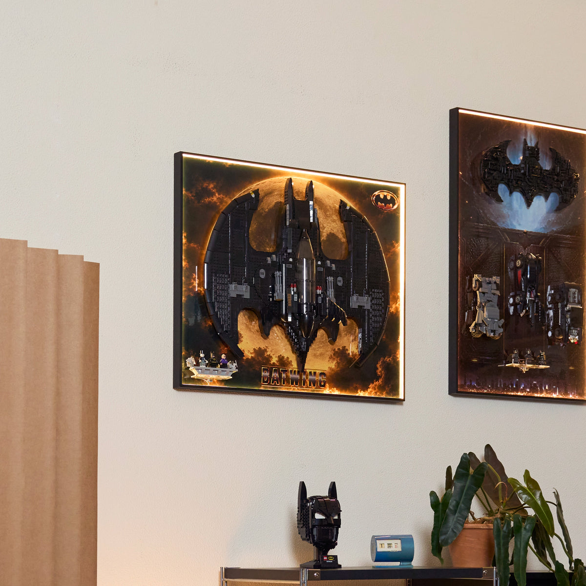 【Précommande sous 15 jours】Cadre d’exposition mural pour LEGO 76161 DC 1989 Batwing