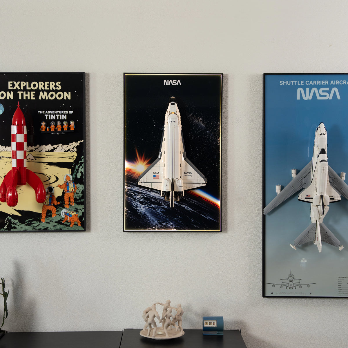 Wanddisplayrahmen für LEGO® ICONS NASA Space Shuttle 10283