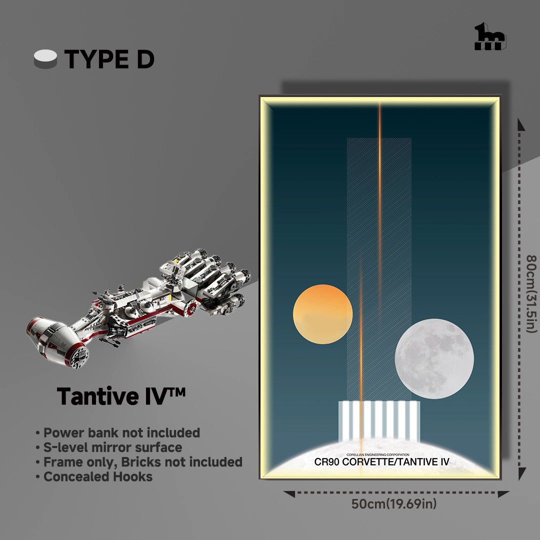 Wall Display frame for LEGO® STAR WARS™ 75244 Tantive IV™