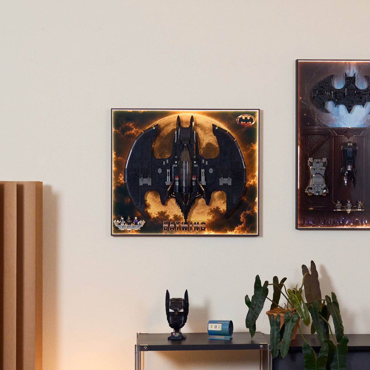 【Précommande sous 15 jours】Cadre d’exposition mural pour LEGO 76161 DC 1989 Batwing
