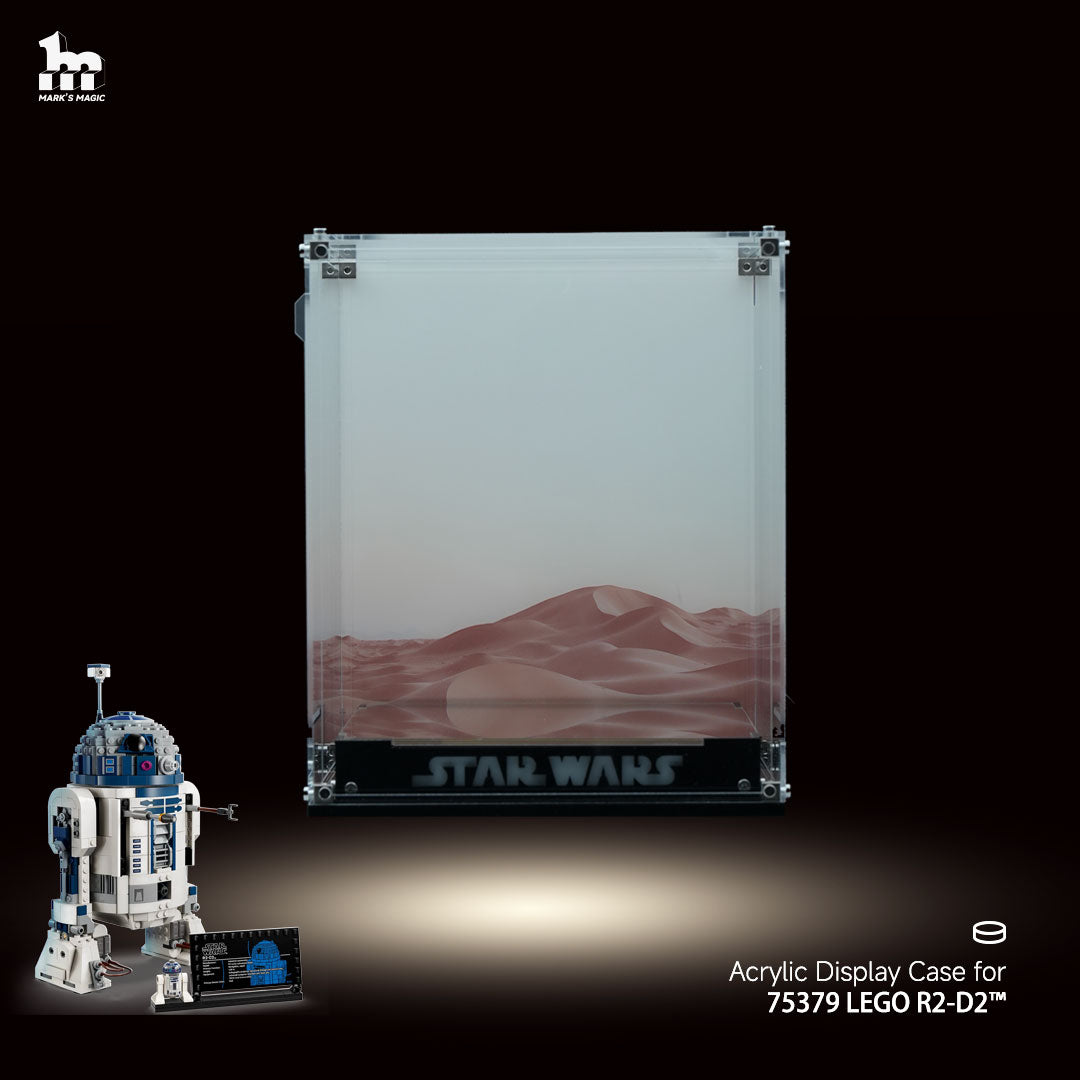 PREMIUM】Display Case for LEGO® Star Wars 75379 R2D2™ Ultra-high Trans