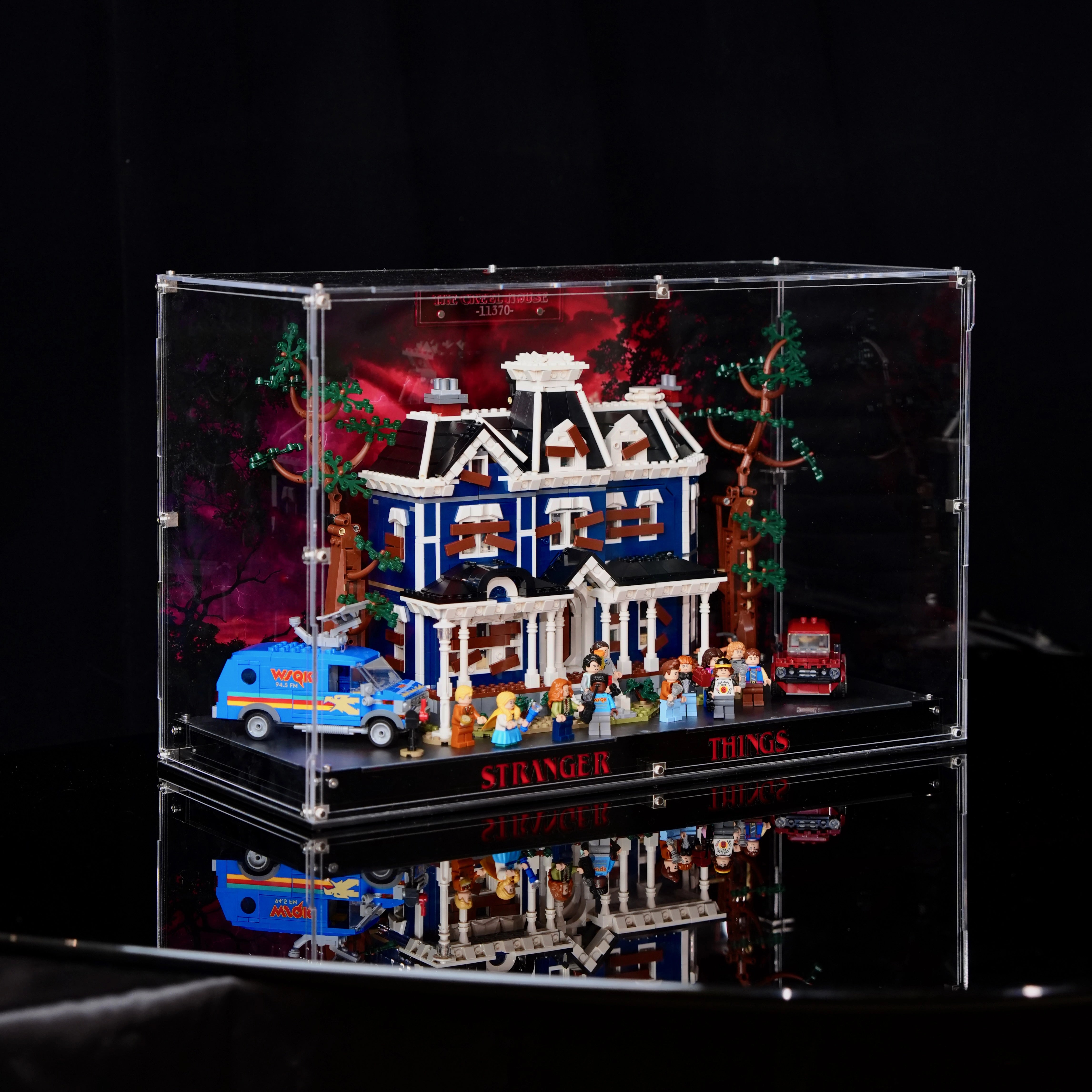 【PREMIUM】Acrylic Display case For LEGO® Stranger Things 11370 The Creel House Super Ultra-high Translucent Acrylic