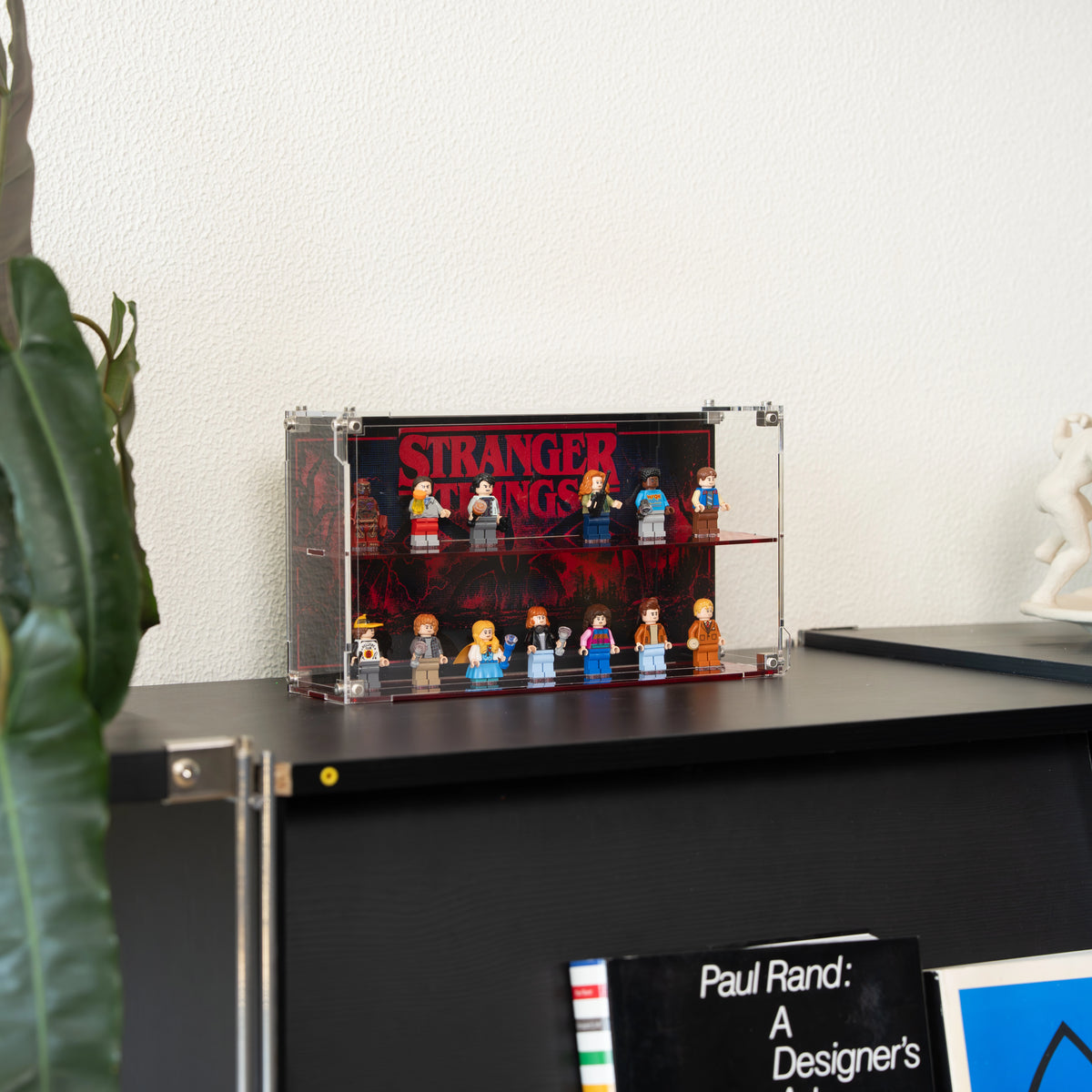 Wall-Mountable Acrylic Display case For LEGO® Minifigures 11370 Stranger Things: The Creel House
