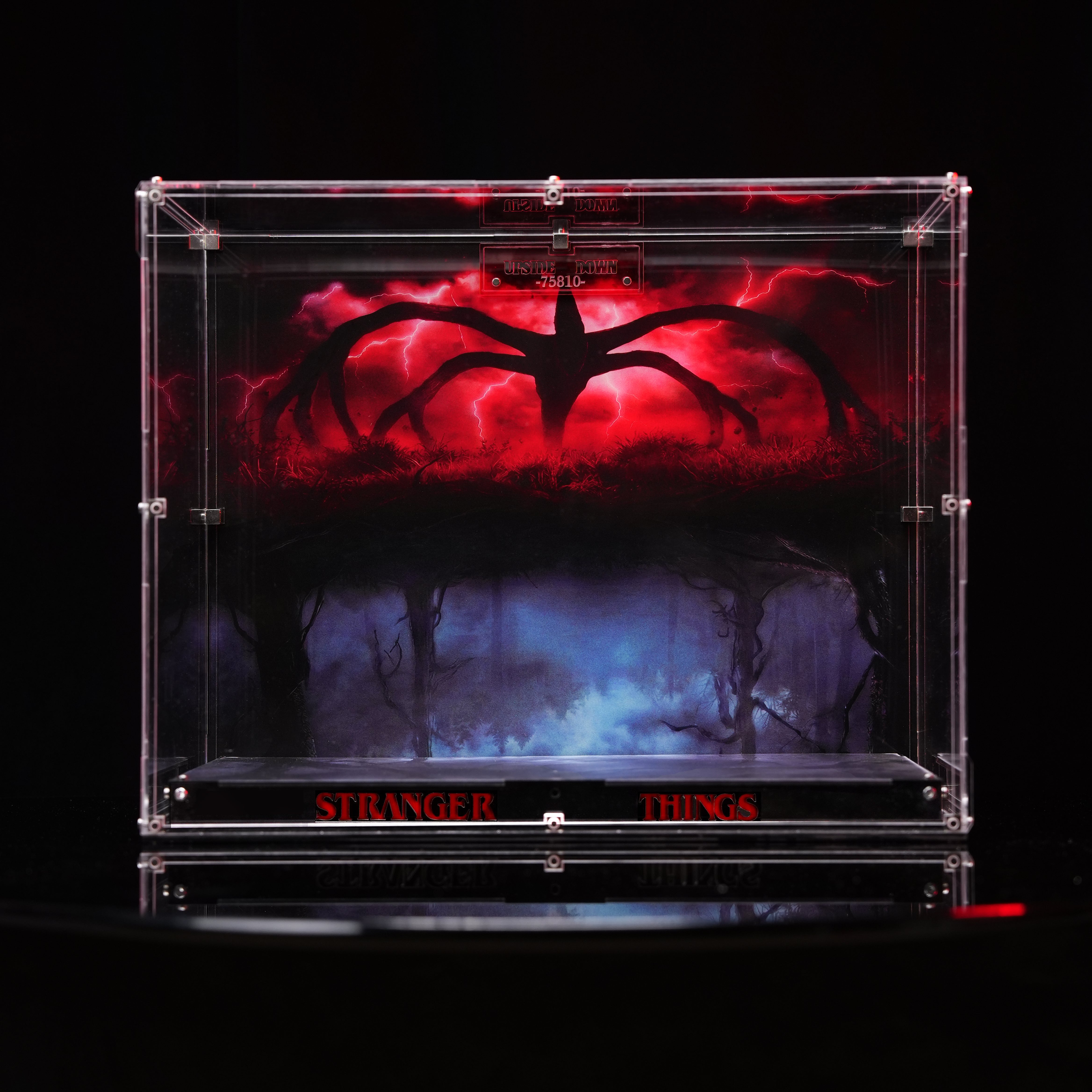 【PREMIUM】Acrylic Display case For LEGO® Stranger Things 75810 The Upside Down Super Ultra-high Translucent Acrylic