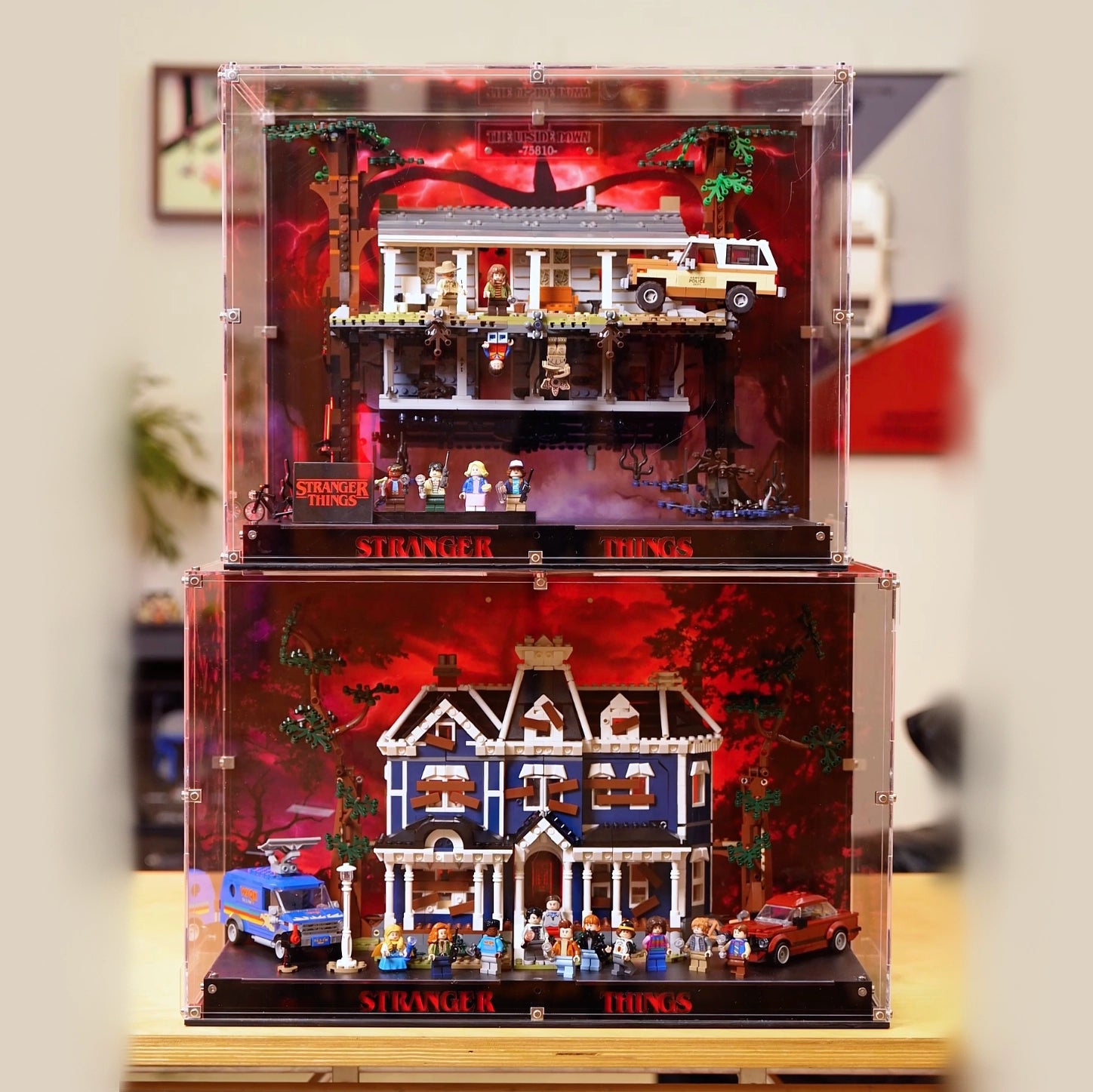 Display Acrylic Case Bundle for LEGO® Strange Things - 2 Pack