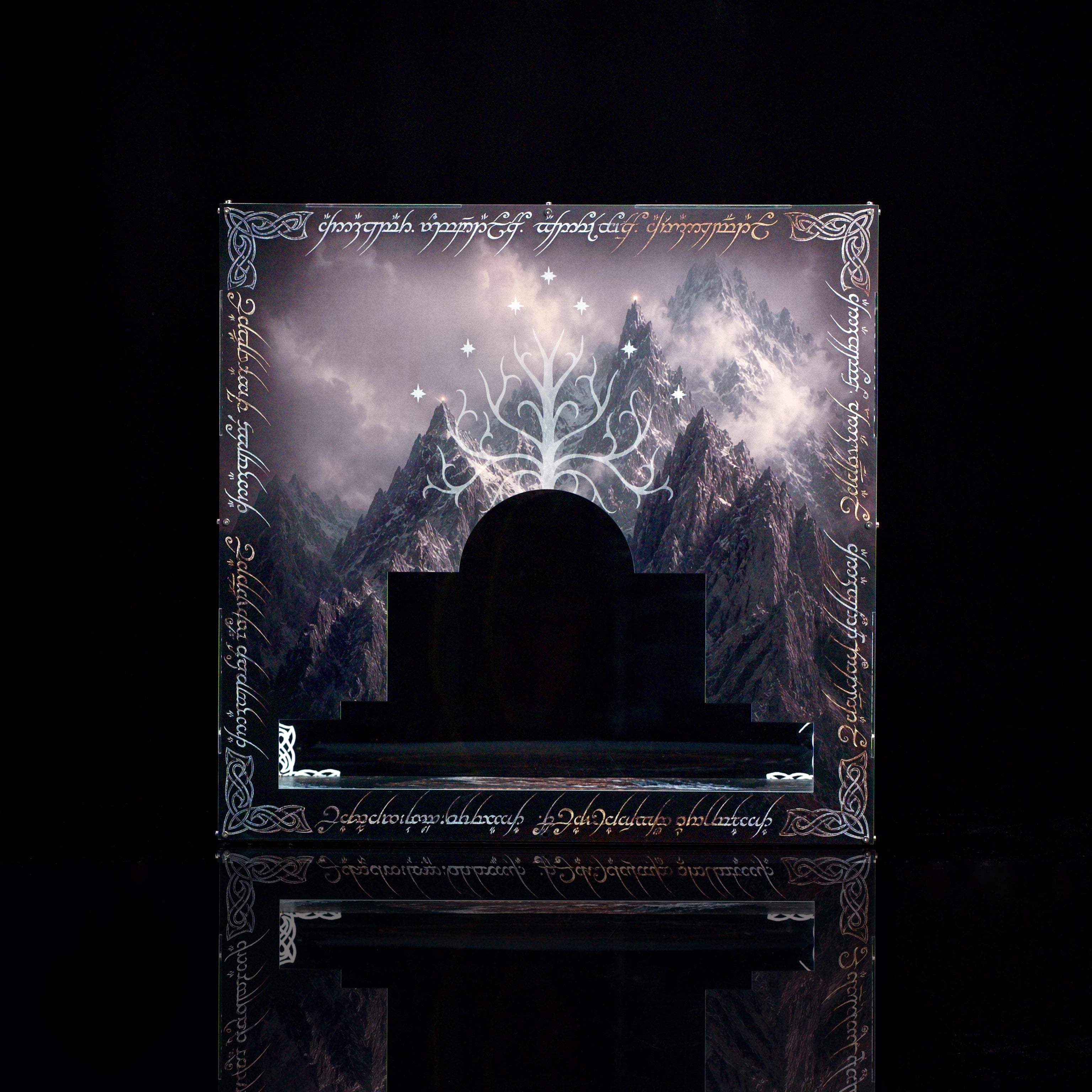 【PREMIUM】 Double-Sided Display Acrylic Case For LEGO ICONS 11377 Lord of the Rings Minas Tirith