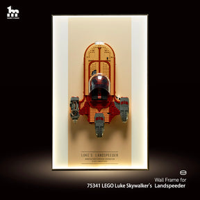 Wall Display Frame for LEGO® Star Wars 75341 Luke Skywalker’s Landspeeder™