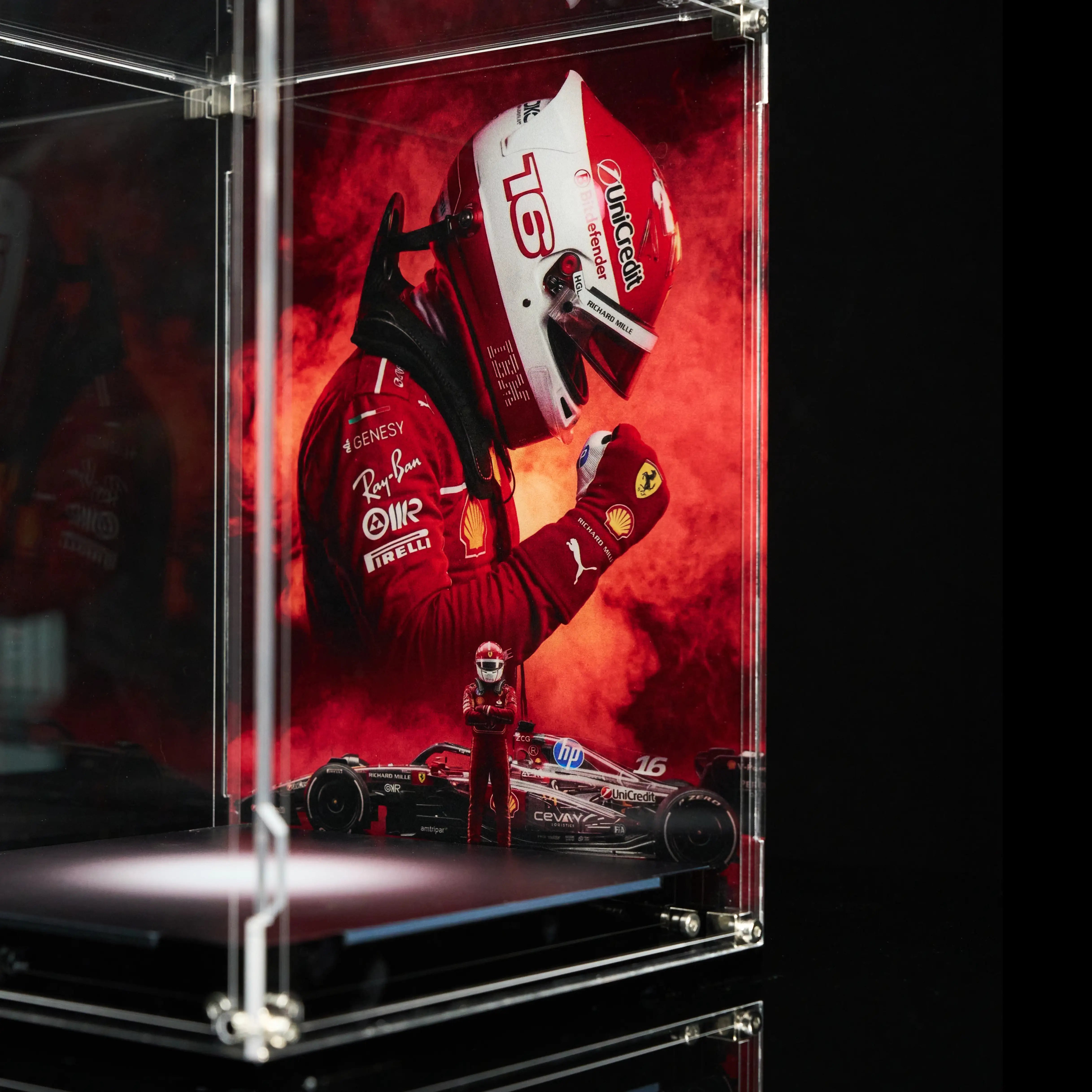 【PREMIUM】 Display Case For LEGO® Editions F1 helmets