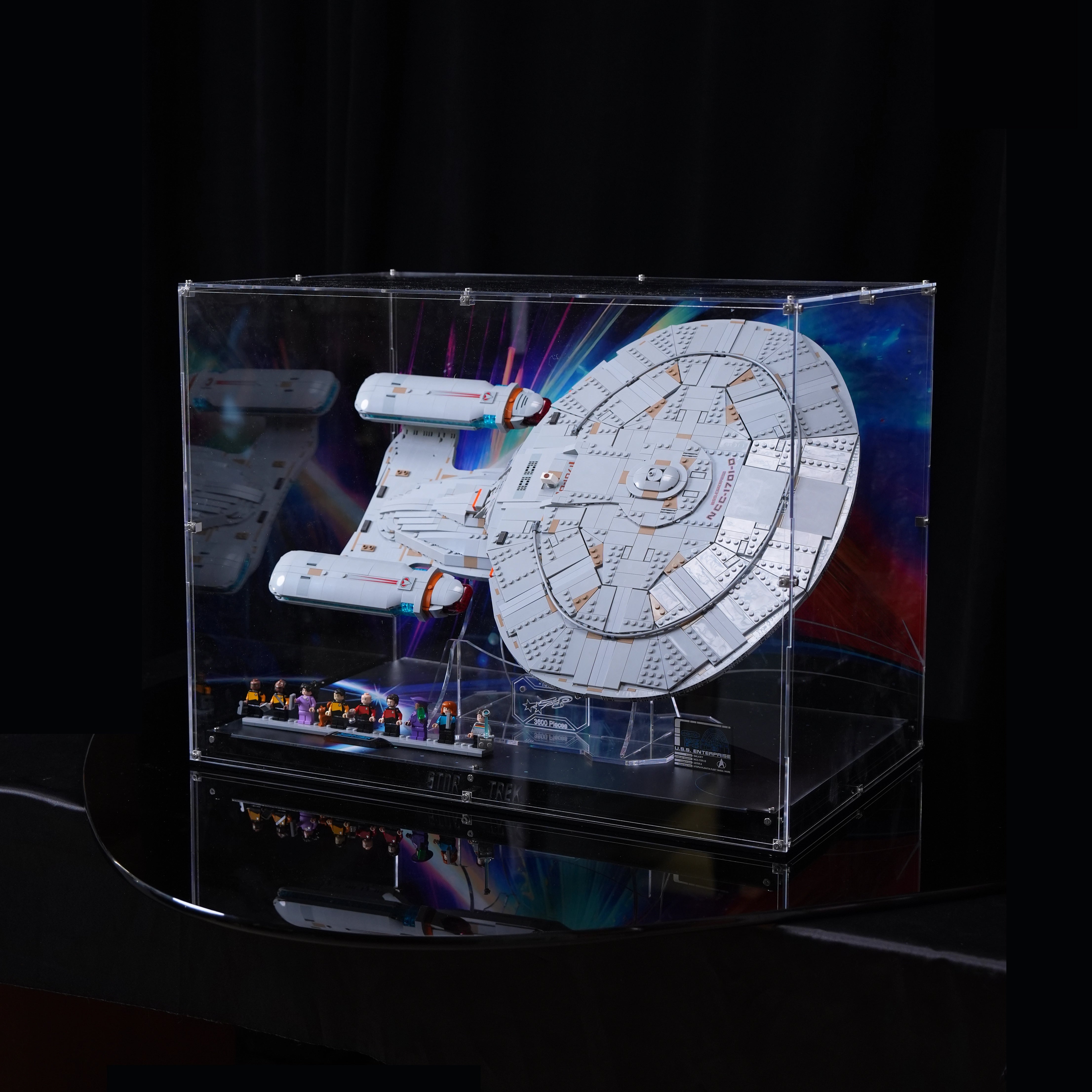 【Premium】 Display Case For LEGO 10356 Star Trek: U.S.S. Enterprise NCC-1701-D™