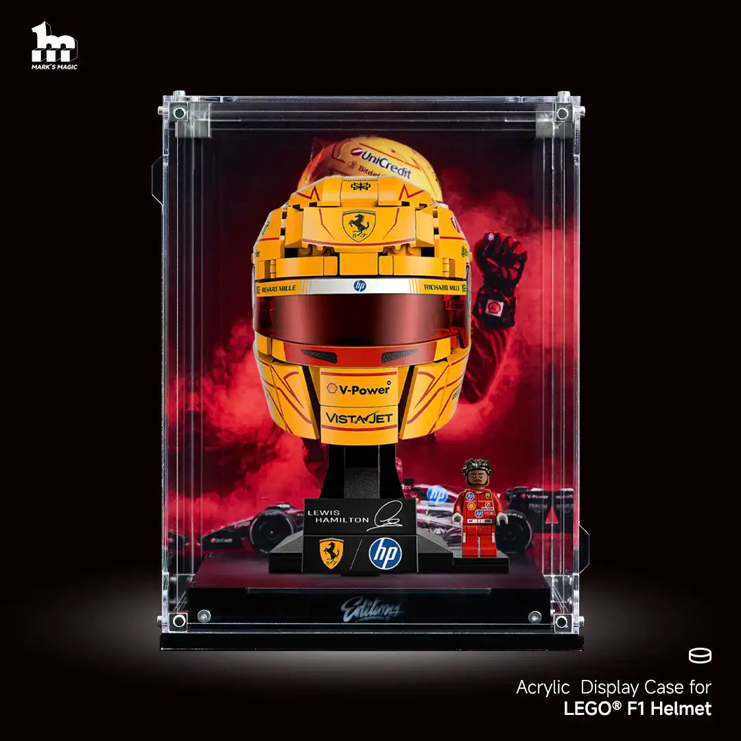 【PREMIUM】 Display Case For LEGO® Editions F1 helmets