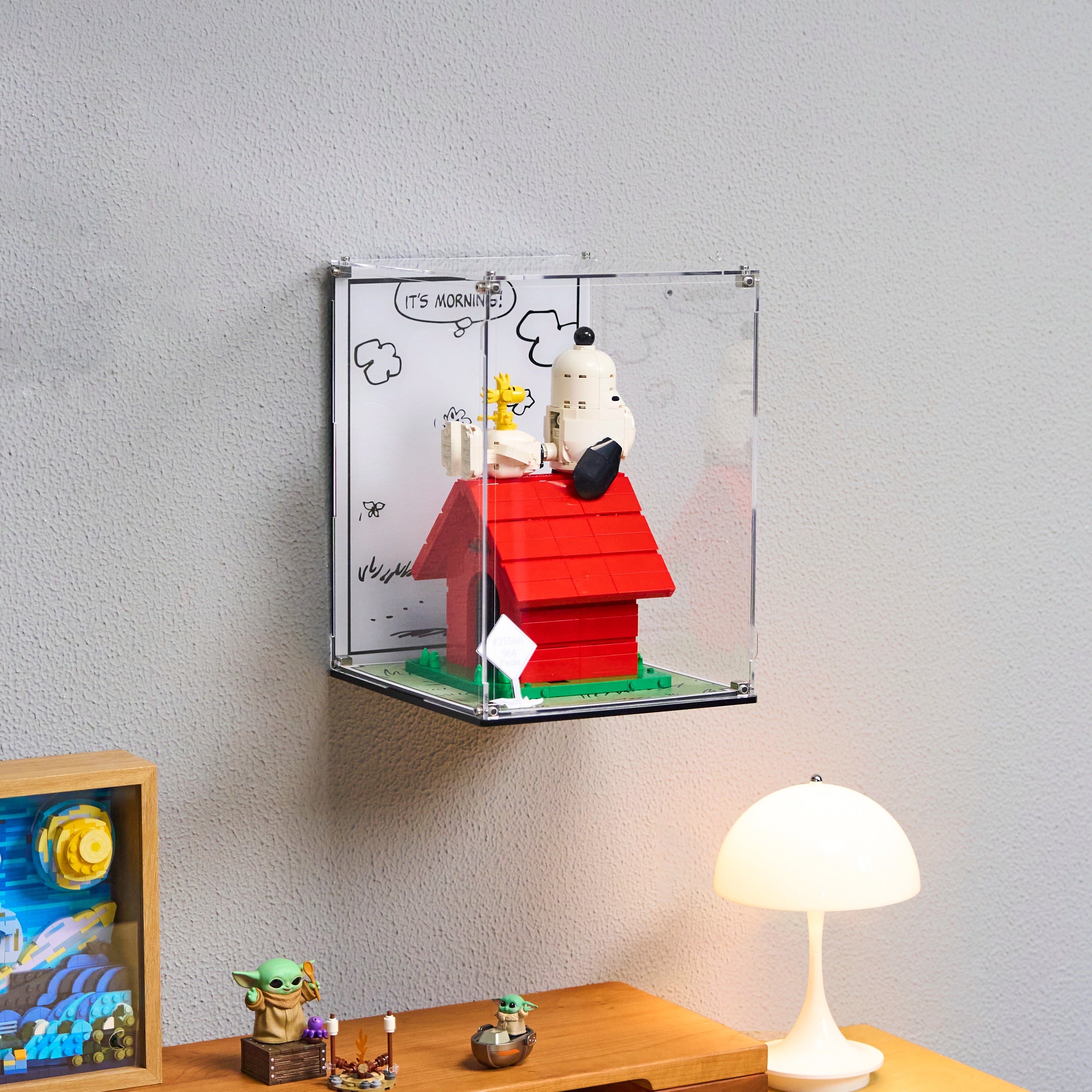 Vitrine PREMIUM pour LEGO Ideas 21368 Peanuts : La niche de Snoopy  