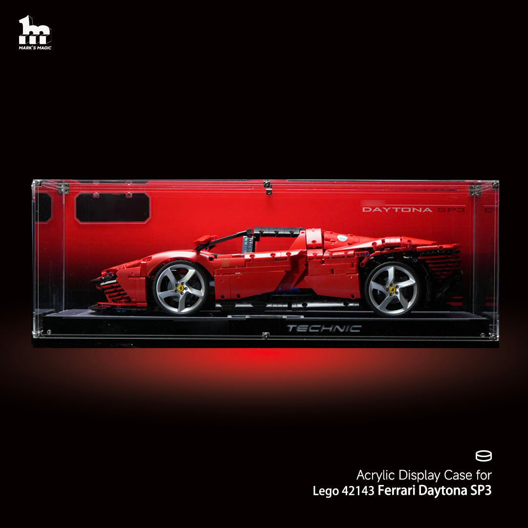 オーダー品 カードケース PREMIUM】Display Case For LEGO® Ferrari Daytona SP3 42143 Ultra-high T