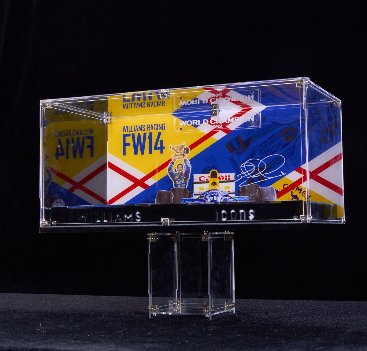 [Pre-Order] LEGO® Williams Racing FW14B & Nigel Mansell 10353 Ultra Acrylic Display Case (beforeJune 21st)