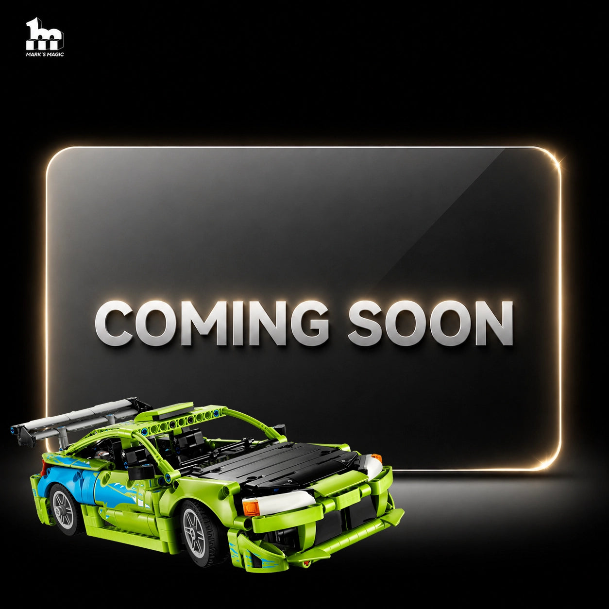 Wall Display Frame For Lego Technic 42229 Fast and Furious Mitsubishi Eclipse Car