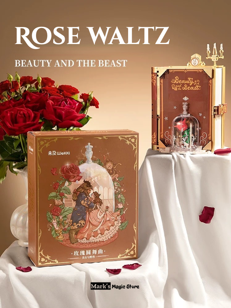 WEKKI™ 3D Fairy Tale Books Ⅱ ·Beauty and the Beast（Free Exquisite Lighting Parts）